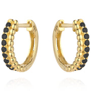 Cercei Aur 14k cu Zirconii Negre