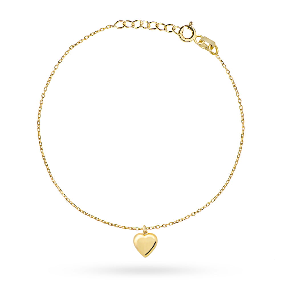 Bratara Lant cu Inima- Aur 14k