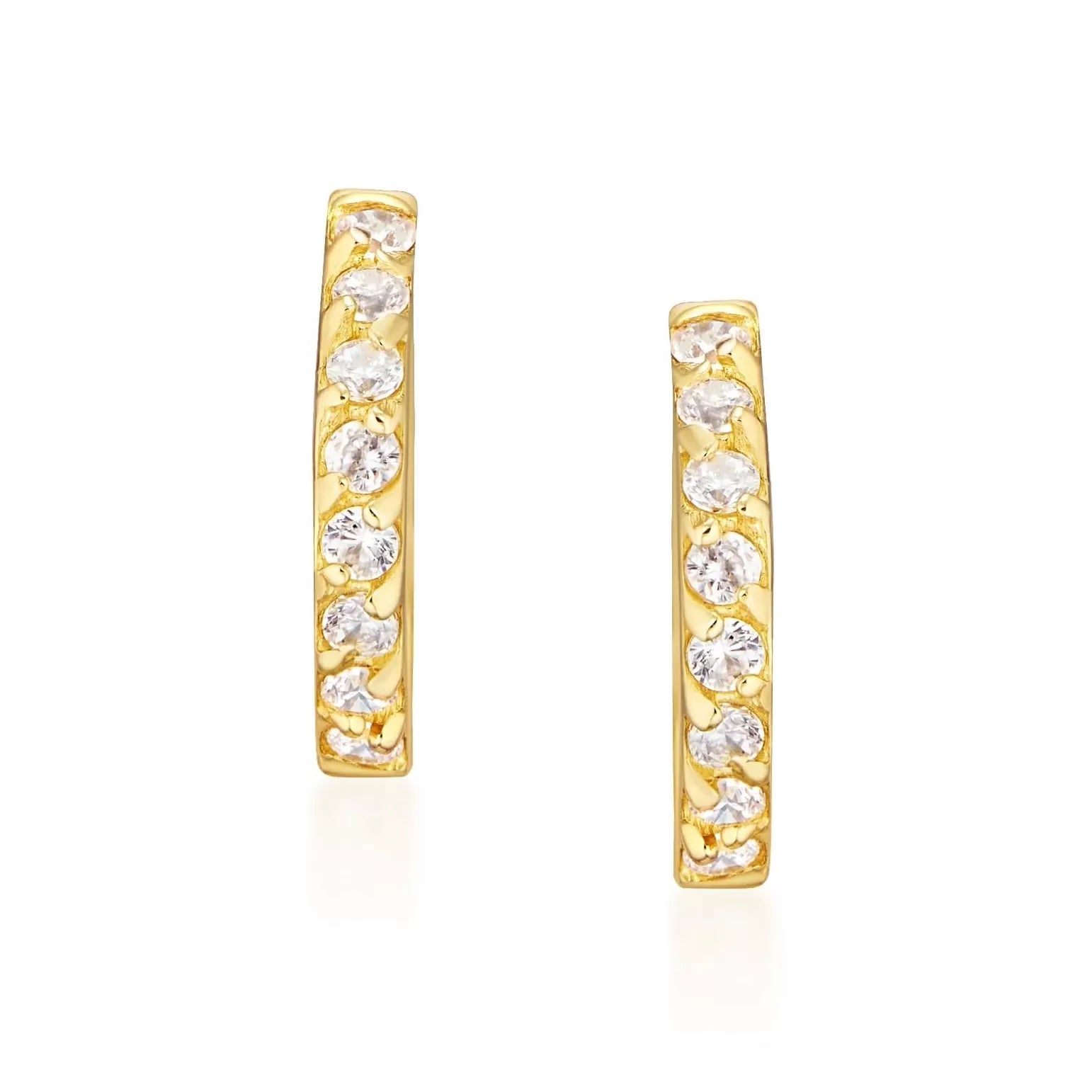 Cercei Princess Sparkle din Aur 8K - Eleganță Scânteietoare
