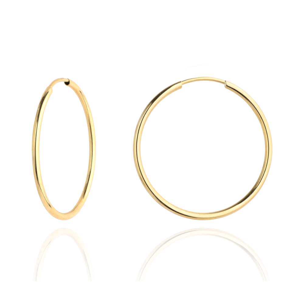 Cercei Creole Aur 14k, 4.5 cm