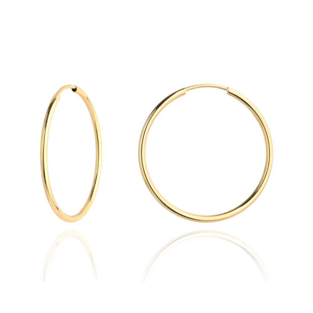 Cercei Creole Aur 14k, 4 cm