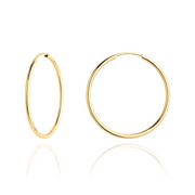 Cercei Creole Aur 14k, 4 cm
