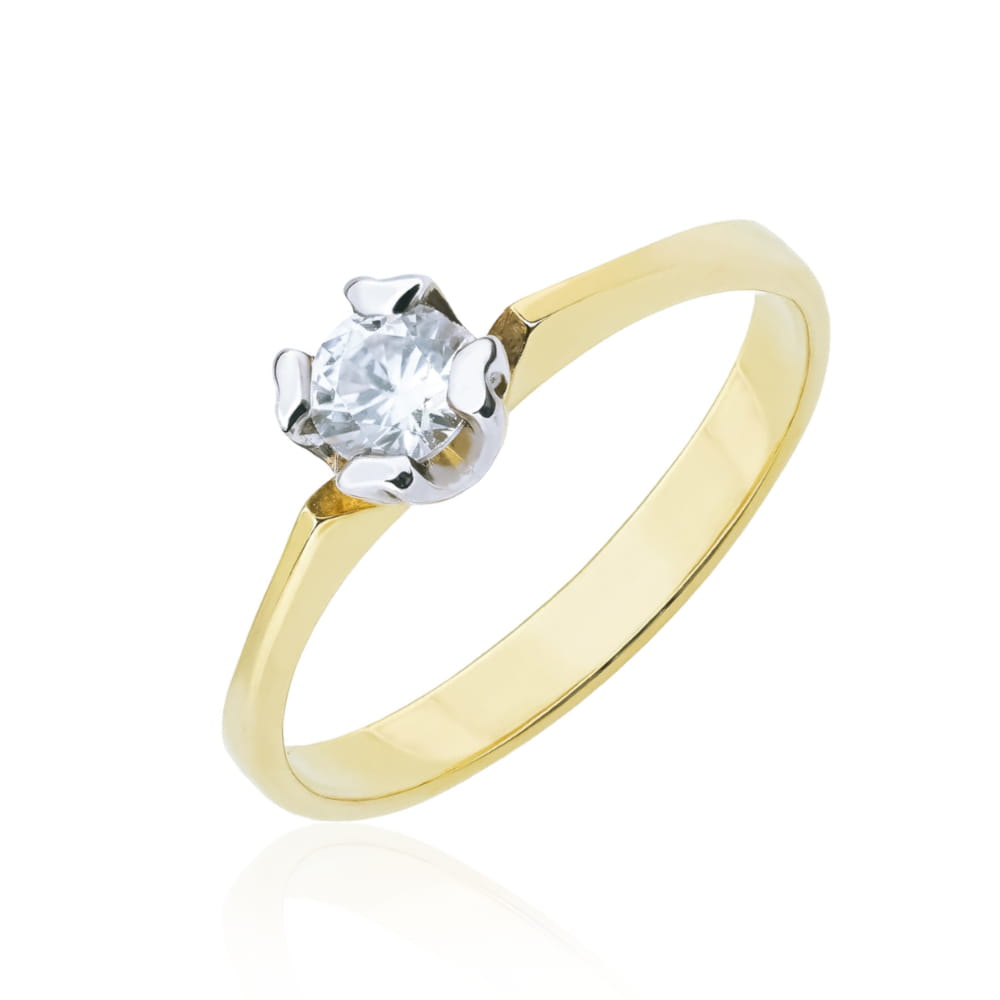 Inel Elegant Aur 8K cu Zirconiu