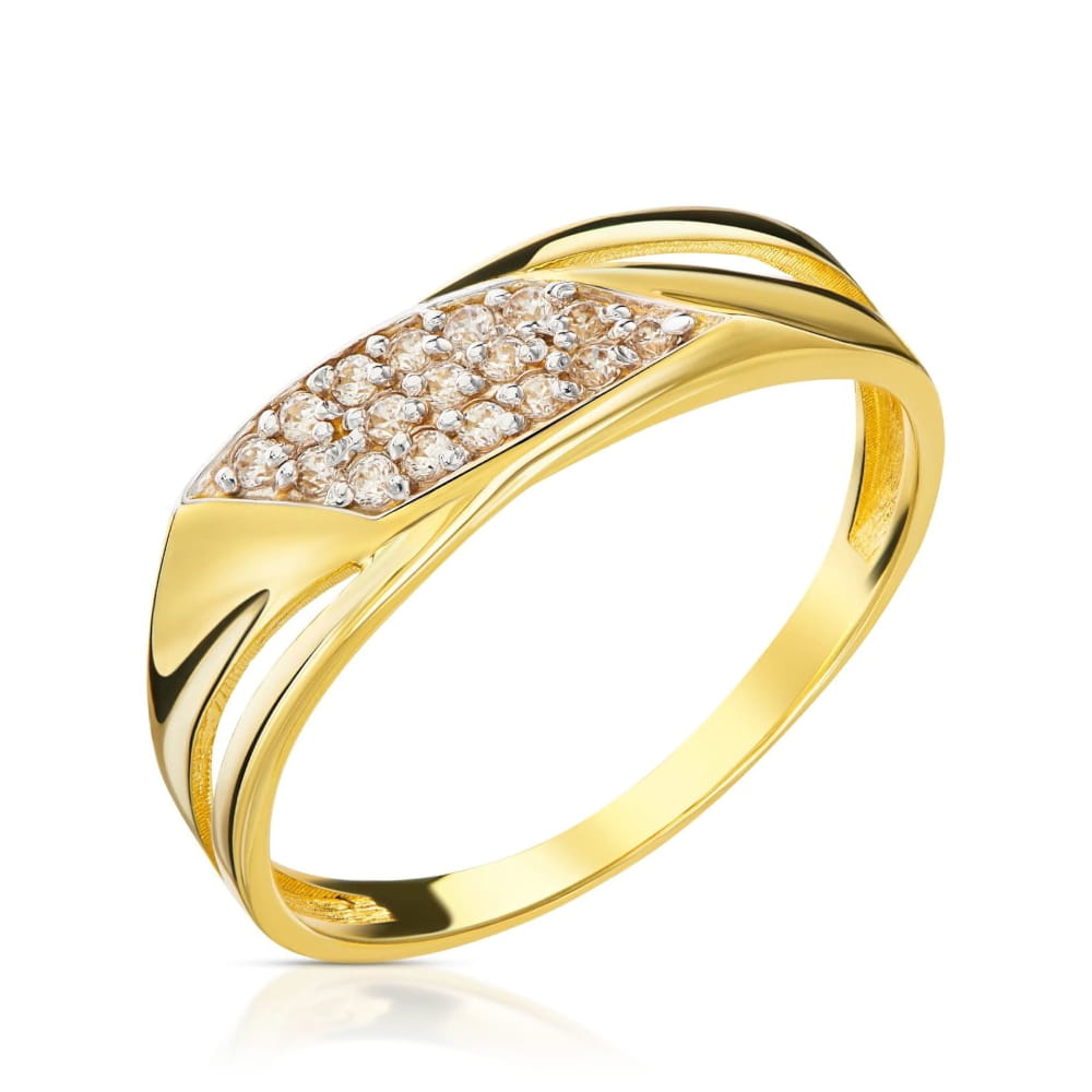 Inel Aur Finezja Aur 8K Cu Zirconiu - Eleganță Subtilă