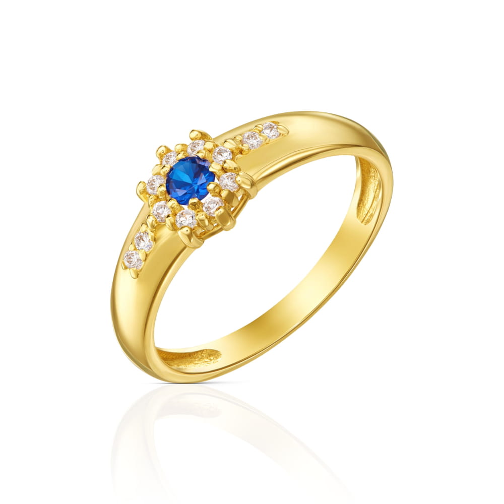 Inel Flower din Aur 8K cu Zirconiu 3.1618f