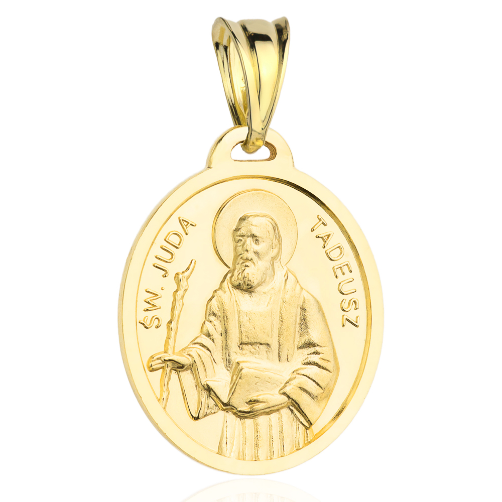 Medalion Aur 14k cu Sfantul Iuda Tadeu