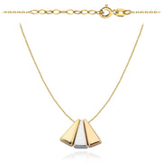 Colier cu Pandantive Triunghi - Aur 14K