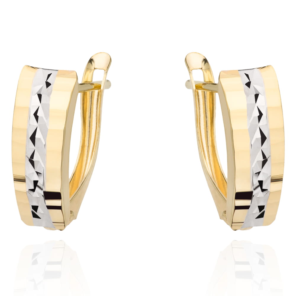 Cercei Aur 14k cu Model Ajurat