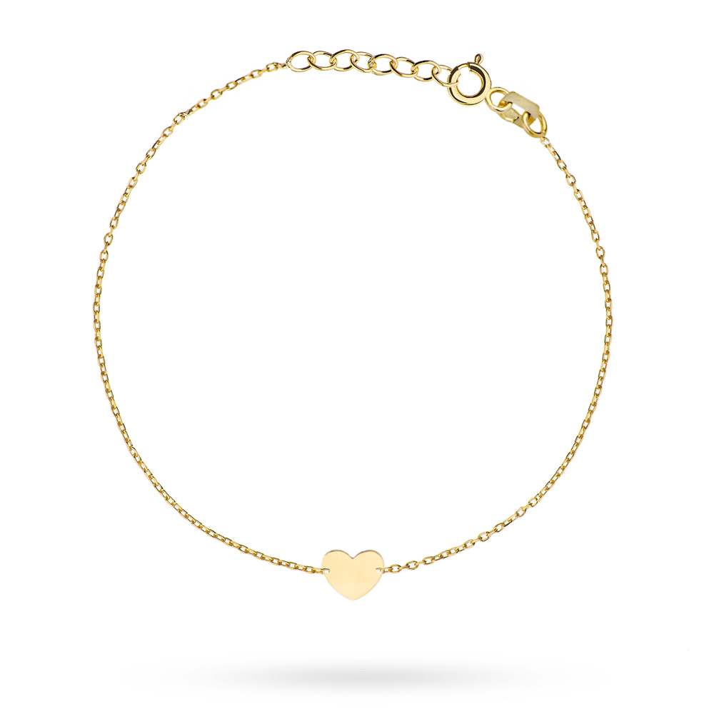 Bratara Lant cu Inima- Aur 14k
