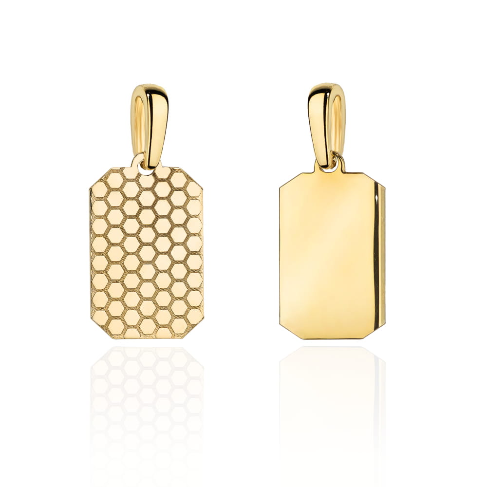 Pandantiv Aur 14k cu Placuta