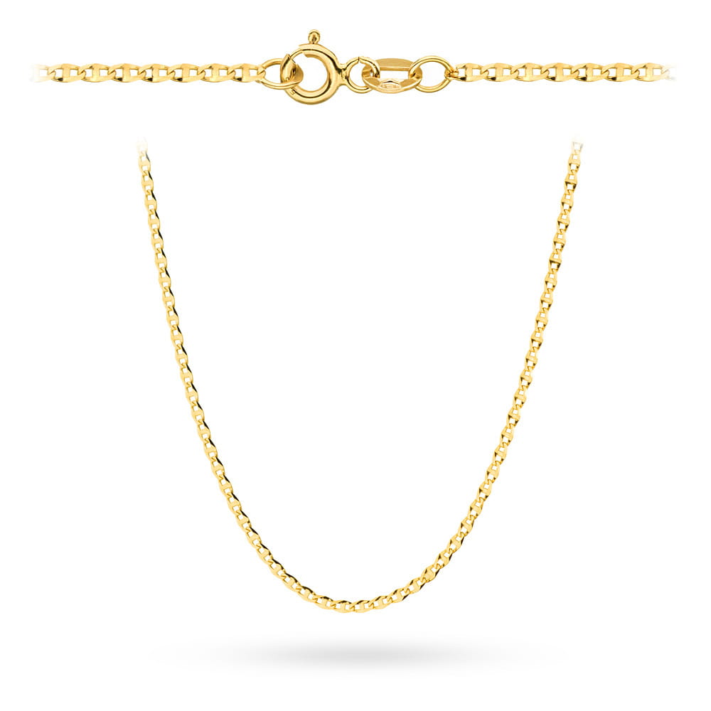 Lanț de aur 585 - țesătură gucci 70 cm