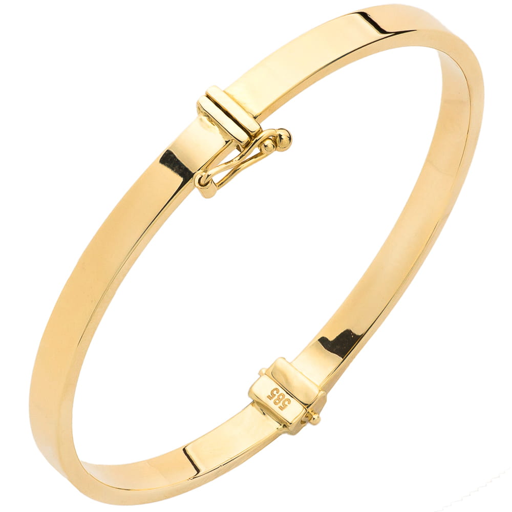 Brățară Fixă Elegantă din Aur Galben 14K