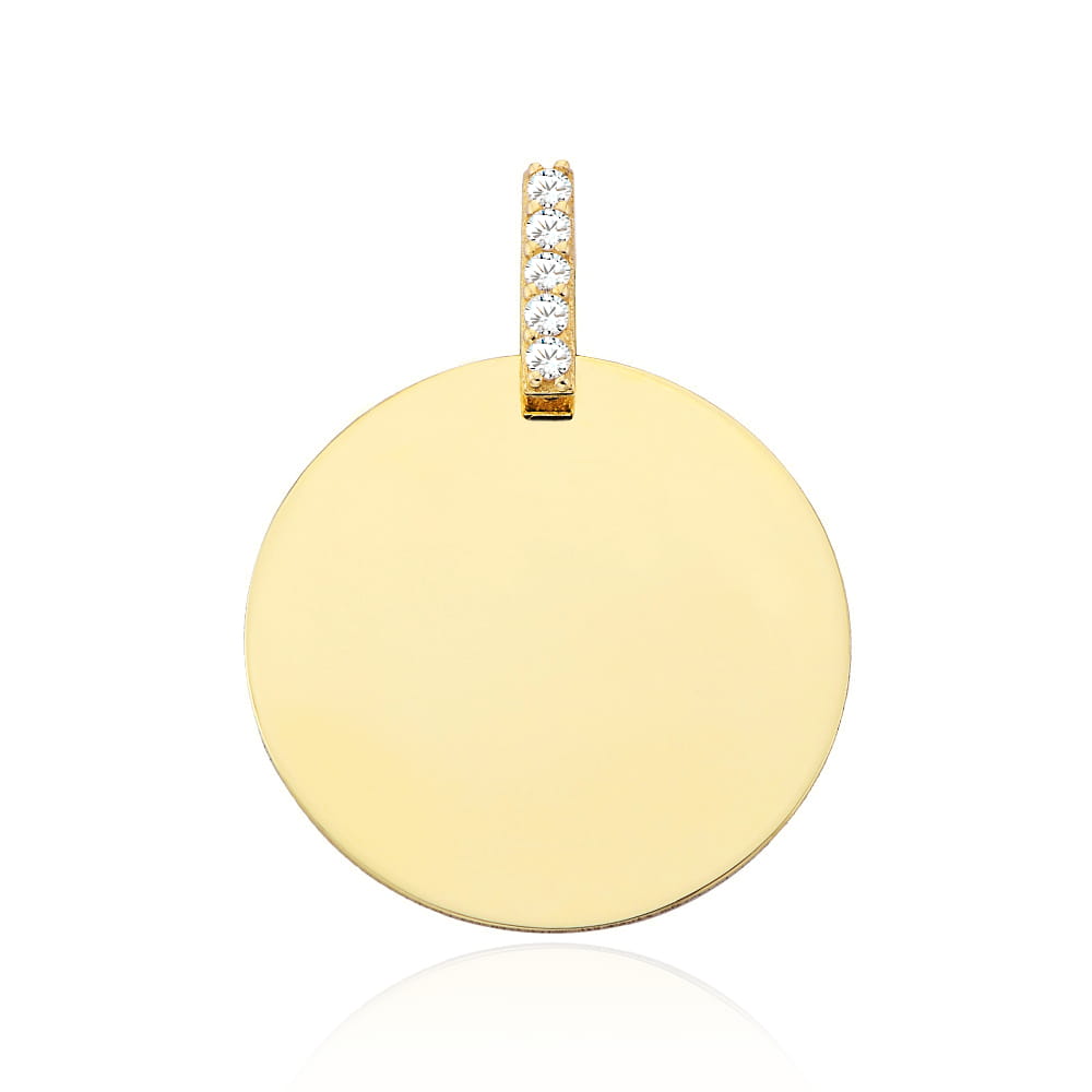 Pandantiv Aur 14K cu Zirconii