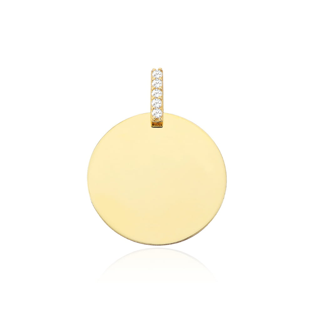 Pandantiv Aur 14K cu Zirconii