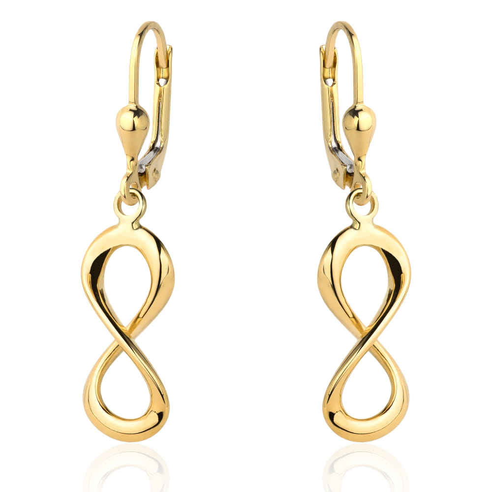 Cercei Aur 14k cu Infinit