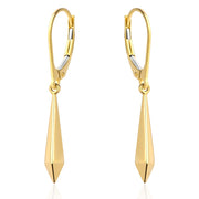 Cercei Aur 14k cu Model Alungit