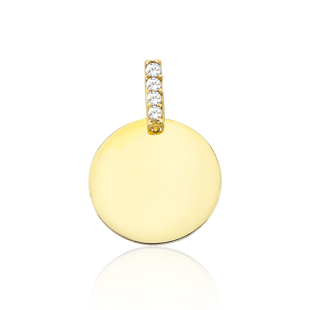 Pandantiv Aur 14K cu Zirconii