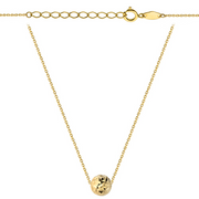 Colier cu Biluta din Cristal- Aur 14k