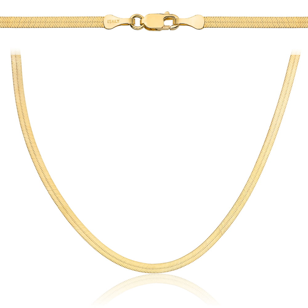 Lant din Aur 14k tip Banda - 42cm