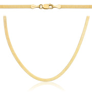 Lant din Aur 14k tip Banda - 42cm