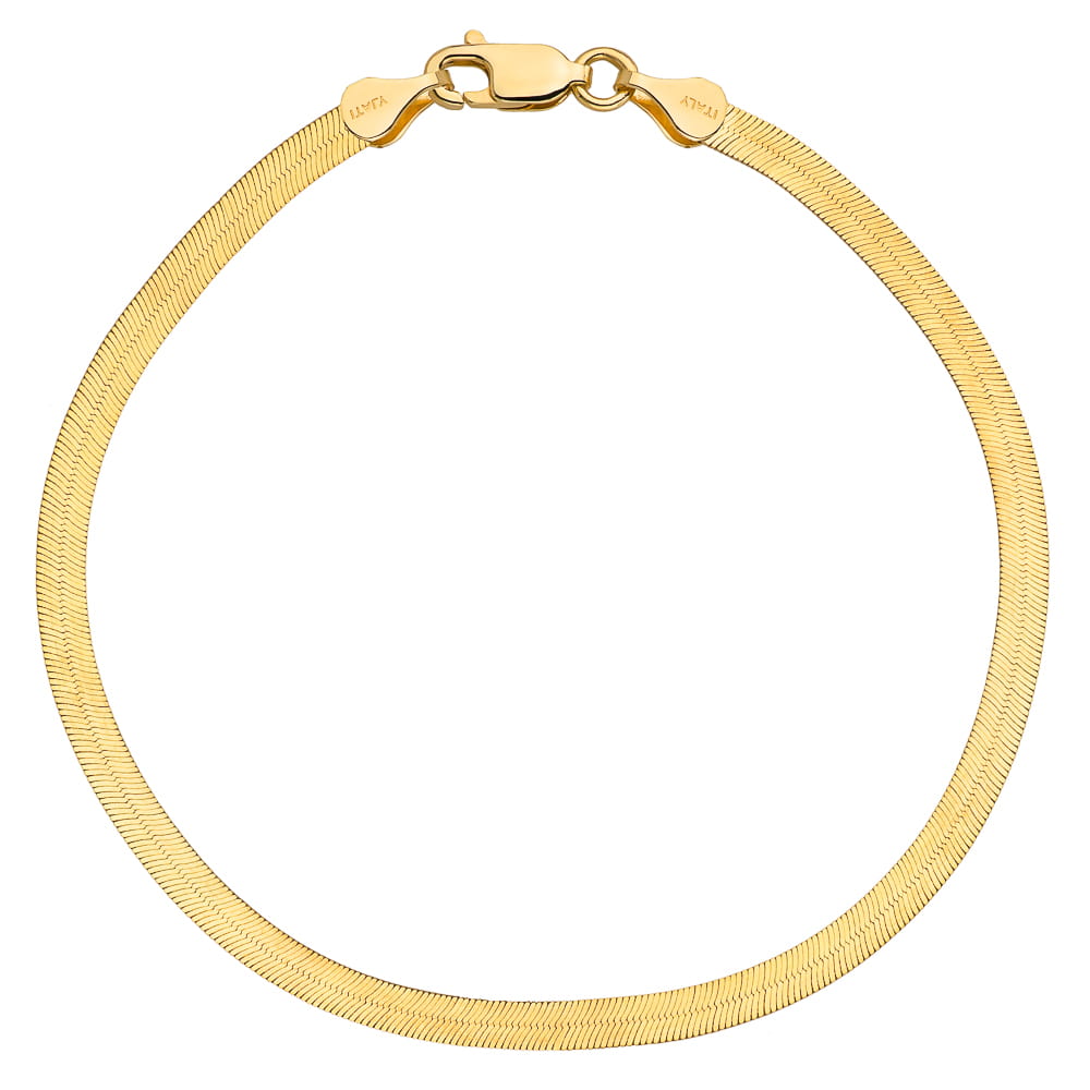 Brățară Elegantă Tip Bandă din Aur 14K