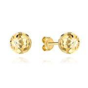 Cercei Aur 14k cu Model, 7 mm