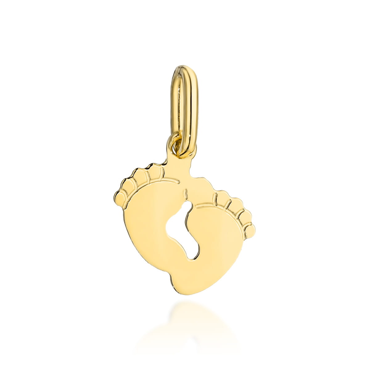 Pandantiv Aur 14K Piciorușe Delicate - Un Cadou Memorabil