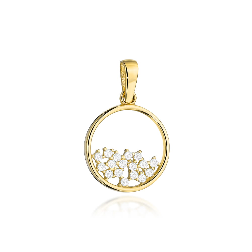 Pandantiv Aur 14K cu Zirconii