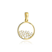Pandantiv Aur 14K cu Zirconii