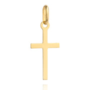 Cruciuliță Clasic Mare Din Aur 14K