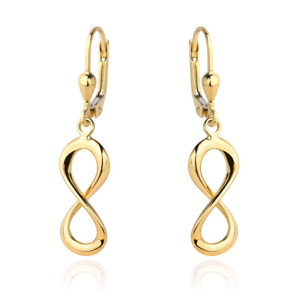 Cercei Aur 14k cu Infinit