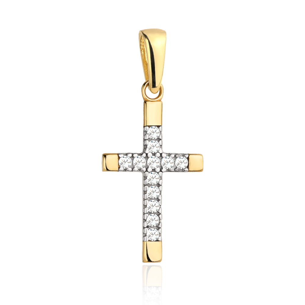 Cruciuliță din Aur cu Zirconii