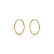 Cercei Creole Aur 14k, 2.4 cm