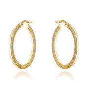 Cercei Aur 14k cu Model Grecesc