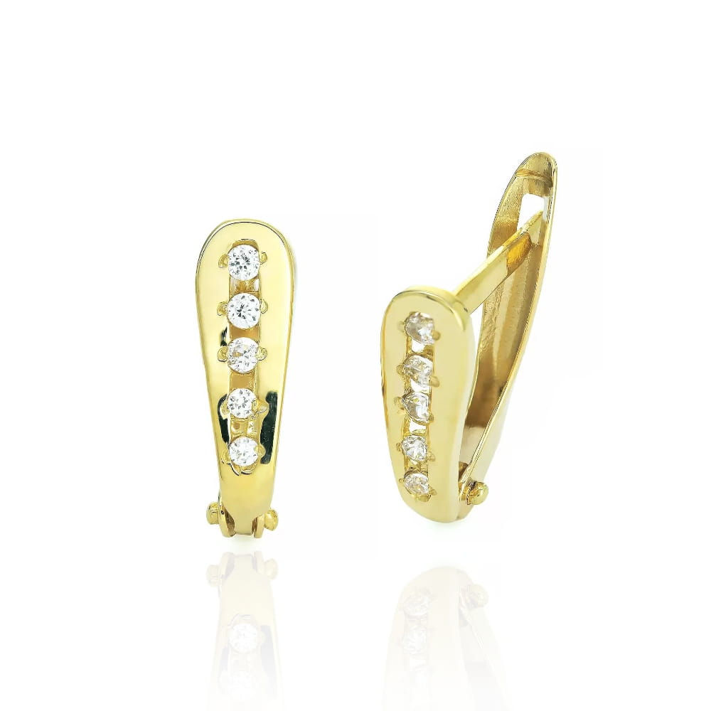 Cercei Aur 8K Delicati cu Zirconiu 3.2304