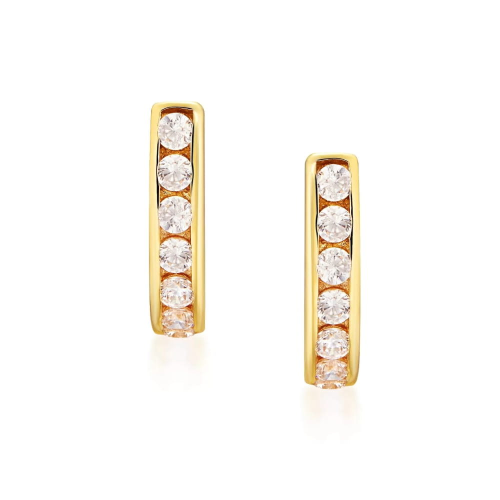 Cercei Aur 8K Dróżki Sparkle 1.141