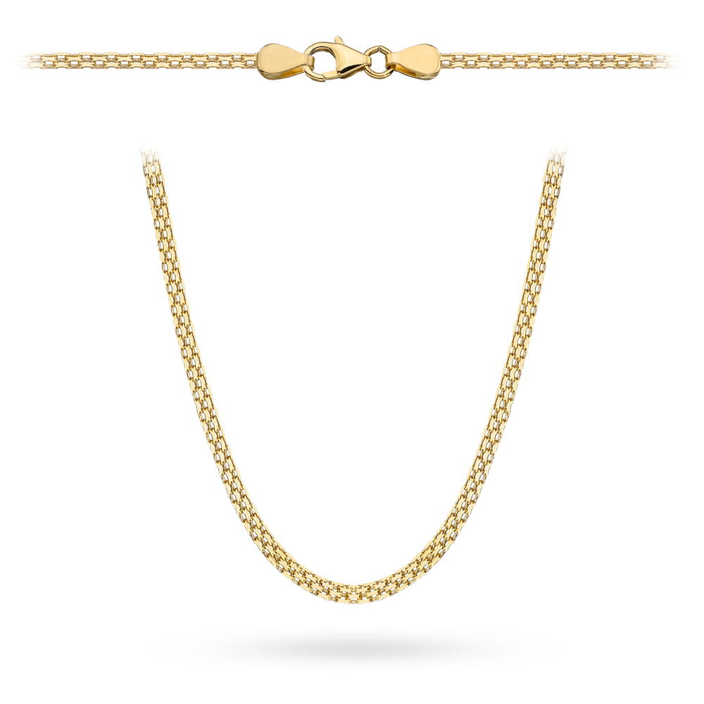 Lanț Aur 14K Bismarck 45cm - Eleganță Clasic