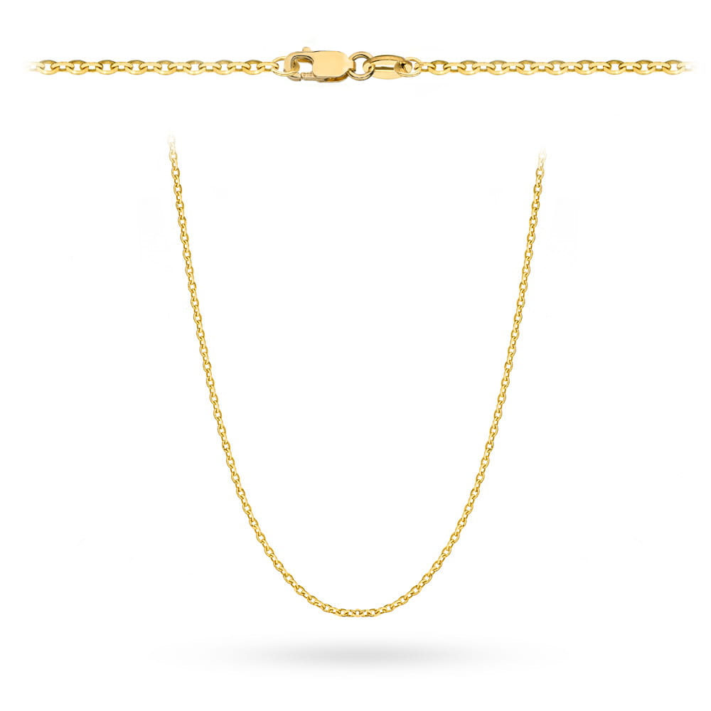Lant Rolo Aur 14k, 70 cm