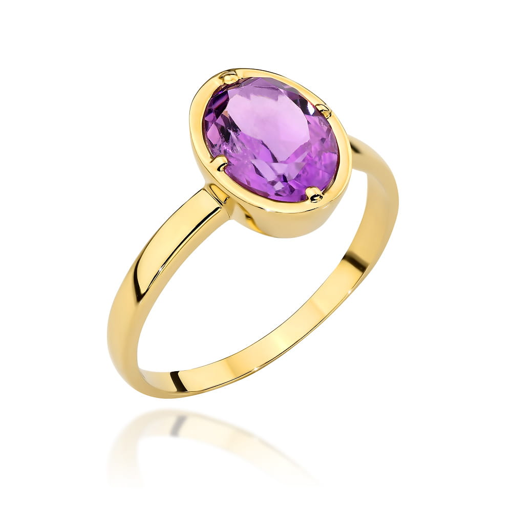 Inel Aur 14k cu Ametist