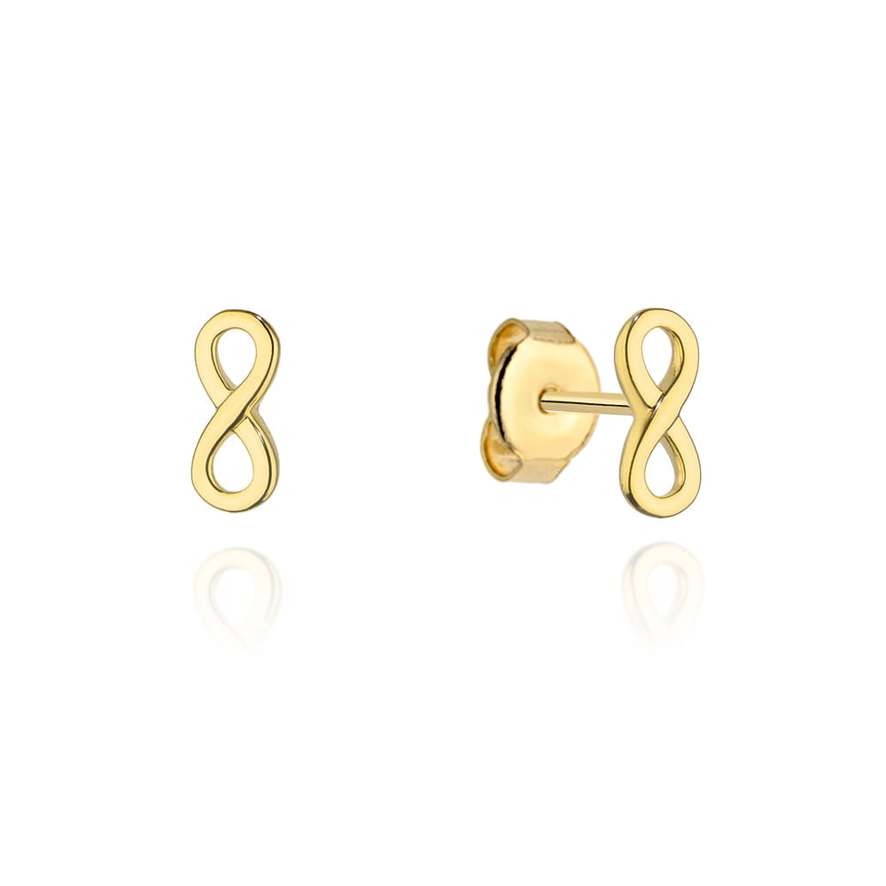 Cercei Aur 14k cu Infinit