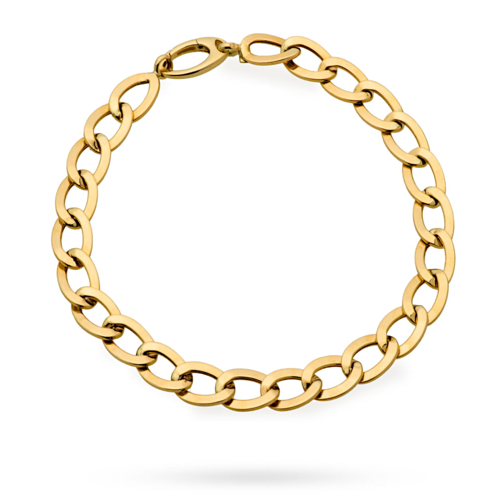 Bratara Aur cu Zale Ovale- 14k