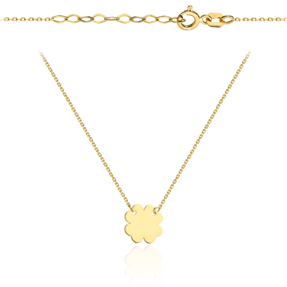 Colier Aur 14k cu Trifoi