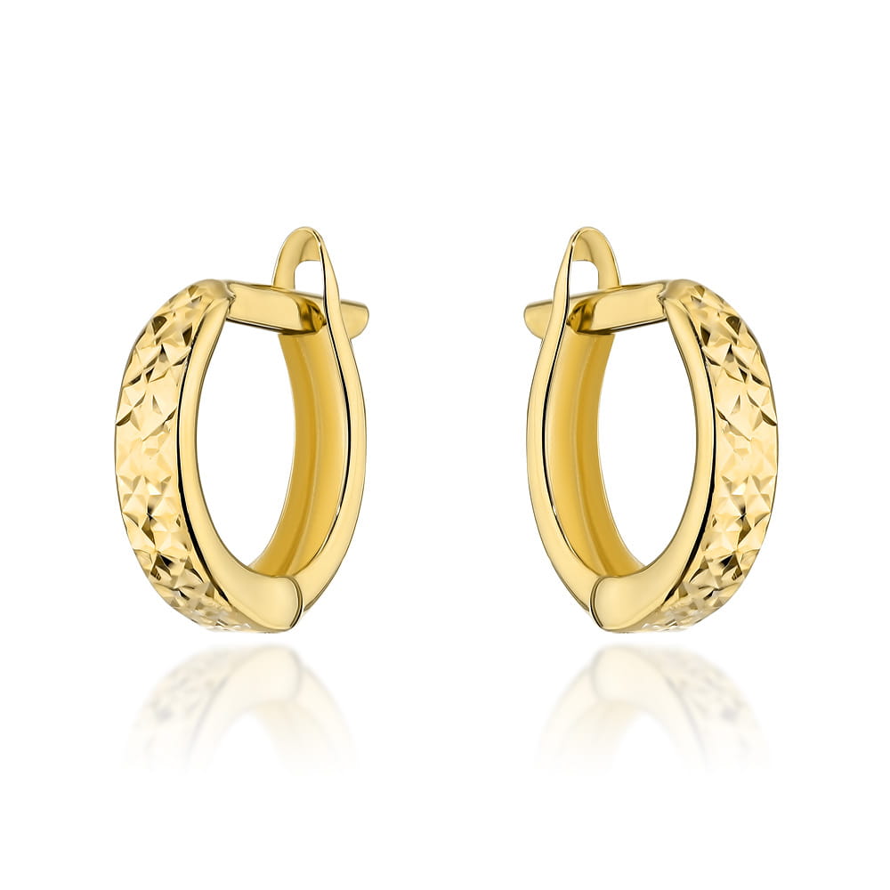 Cercei de aur 14K cu model