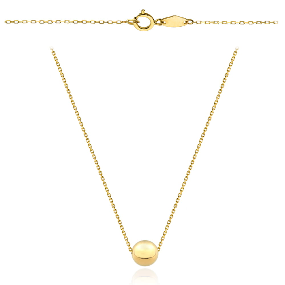 Colier cu Biluta 50 cm- Aur 14k