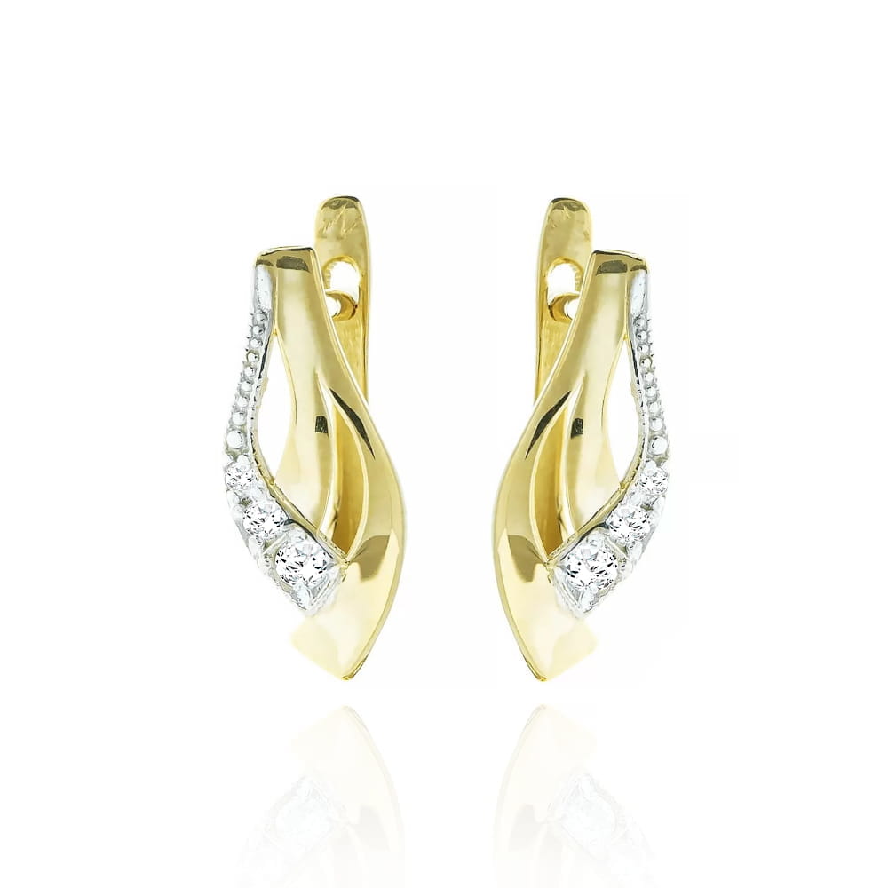 Cercei Aur 8K cu Zirconii