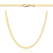 Lanț Aur Galben Tip Bandă 14K 40cm