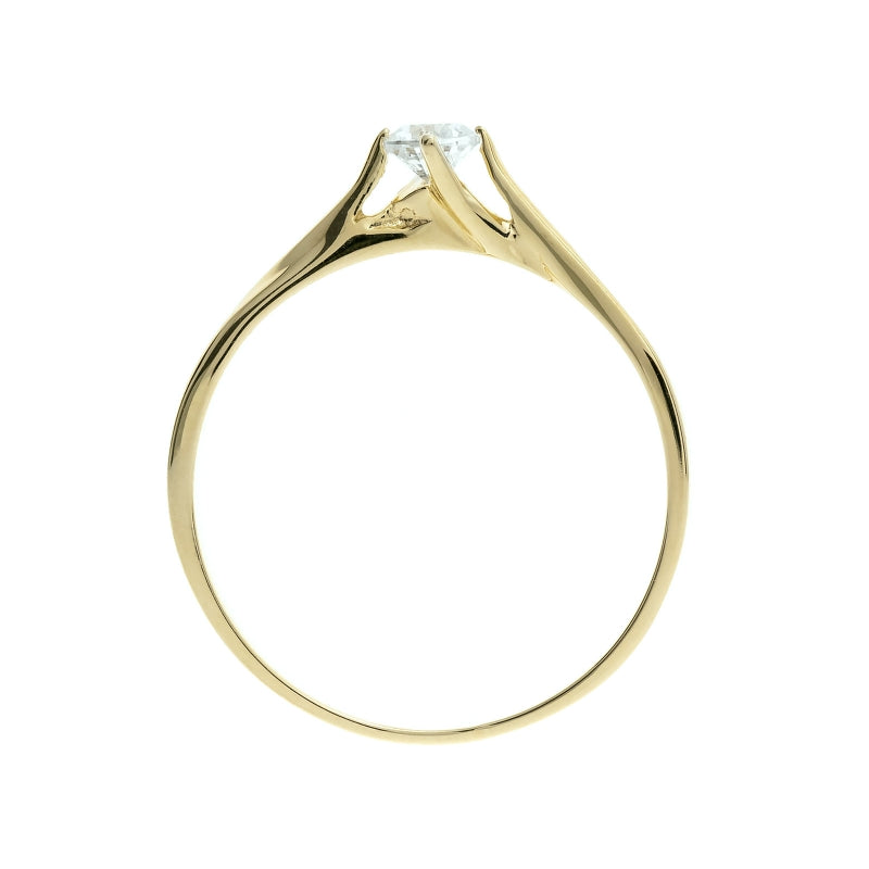 Inel Elegant Aur 8K cu Zirconiu - Design Delicat