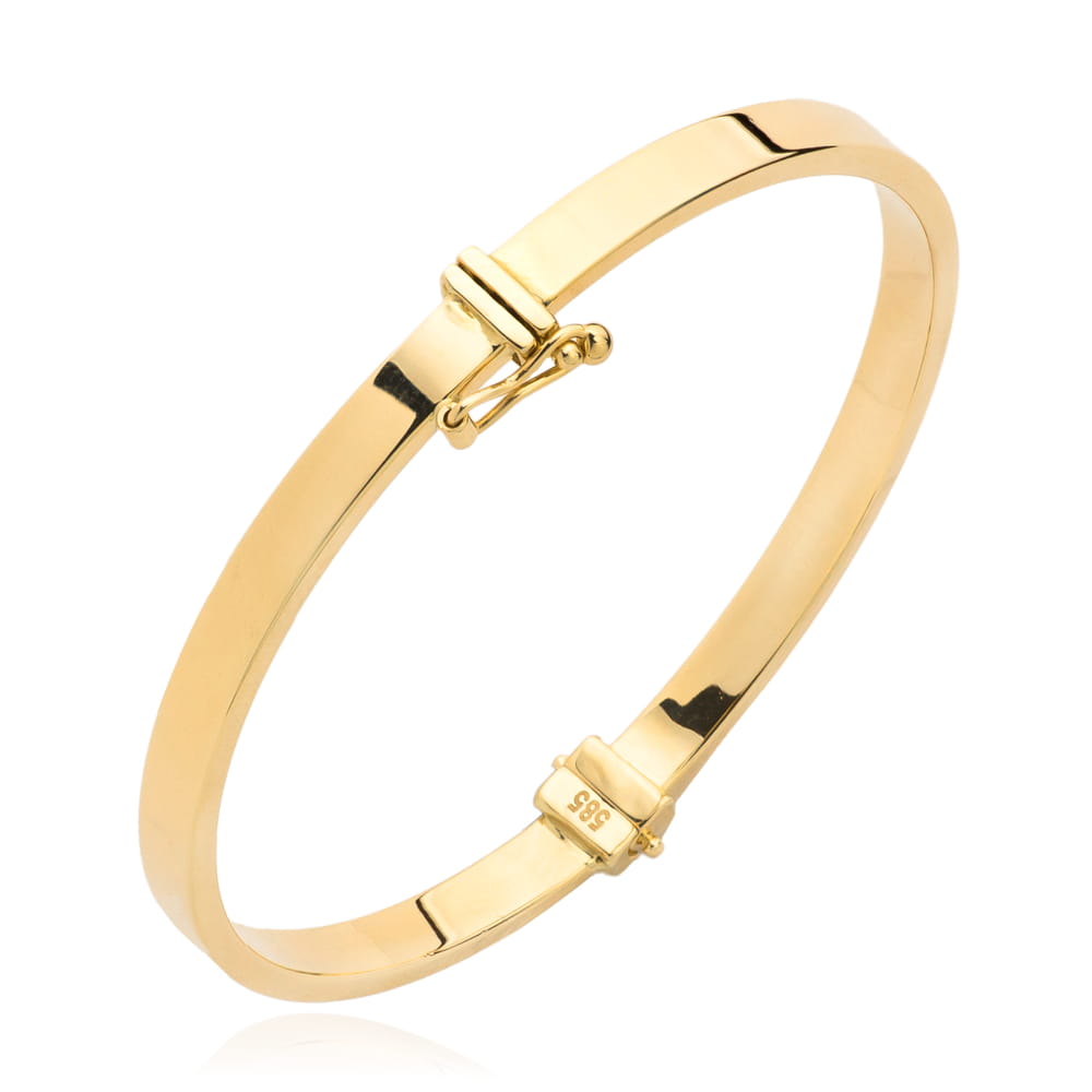 Brățară Fixă Elegantă din Aur Galben 14K