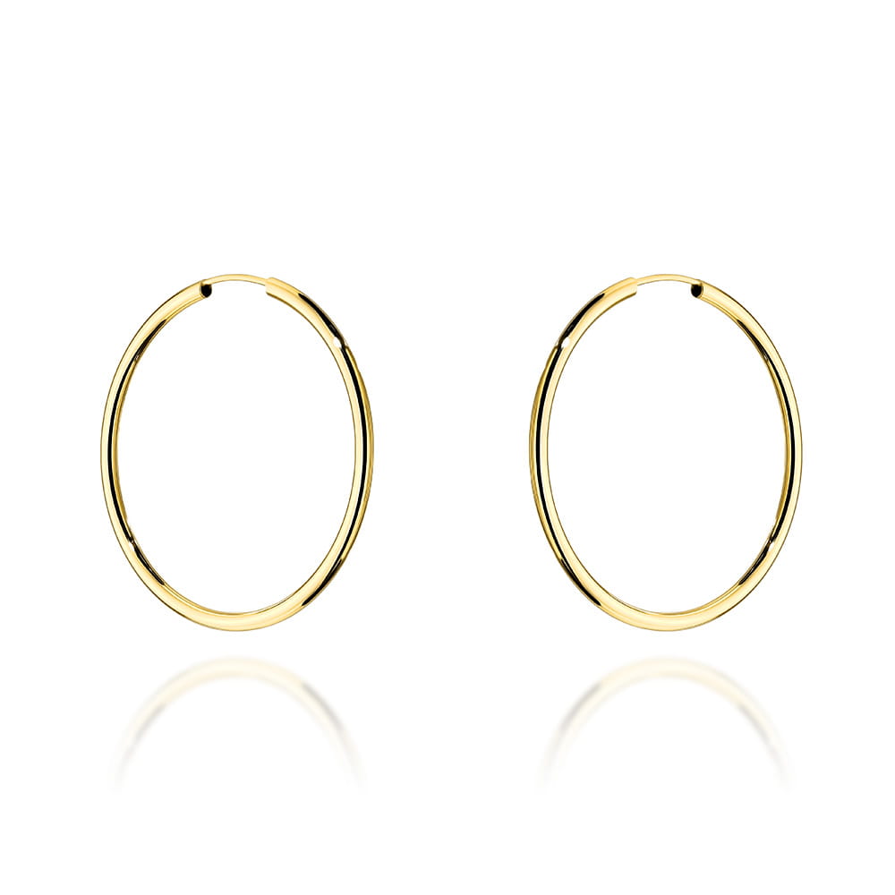 Cercei Creole Aur 14k, 3 cm