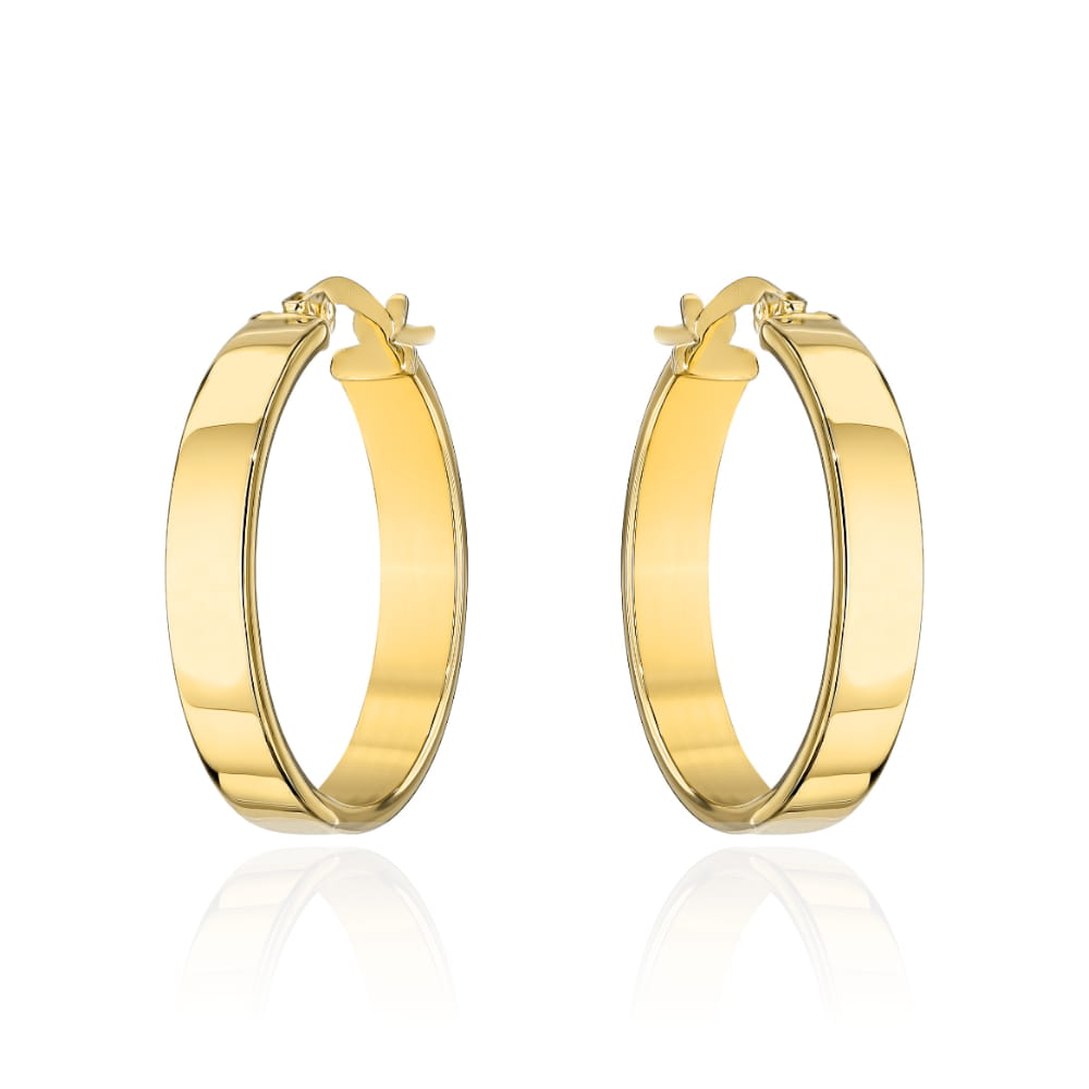 Cercei Aur 14K, Model Rotund, 1.9 cm